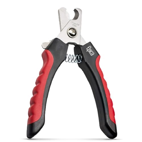 Epica Professional Dog Nail Clipper, Nail Clippers for Large Dog, Easy and Safe Grooming Clippers, Cat Claw Trimmer with Safety Guard (Small/Medium)