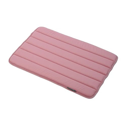 BALANCE Dog Crate Pad, Dog Foam Crate Mat Kennel Pad, Washable Water-Resistant Pet Bed Flat Dogs Cage Mat for Medium Dogs - color: Mellow Rose, size: 30.0"L x 19.0"W x 0.8"Th