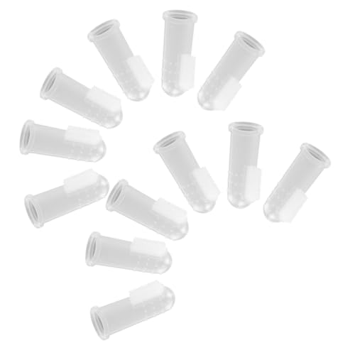 60pcs Silicone Finger Toothbrushes for Dogs Cats Gentle Oral Massagers for Teeth Cleaning Gum Care for Puppies and Kittens Food-Grade Safe