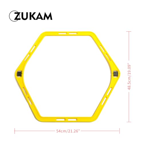 Hex Agility Rings for Speed Training & Agility Footwork Training Speed Hurdles Ladder