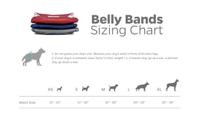 Pet Parents® Washable Belly Bands for Male Dogs (3pack) + Extendrs® of Durable Dog Diapers Male, Premium Male Dog Diapers & Dog Wraps (X-Small, Kingsmen) - color: Kingsmen, size: X-Small (11-13")