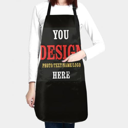 Sweetshow Cute Dog Apron with 2 Pockets and Adjustable Neck Waterproof Kitchen Cooking Dog Grooming Aprons for Women Men - color: Personalized