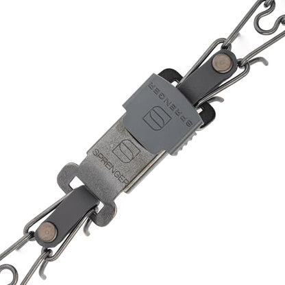 Herm Sprenger Black Stainless Steel Dog Collar with Quick Release ClicLock Buckle and Biothane Insert Training Collar Made in Germany (Black, 16in x 2.25mm(Neck Size up to 13-14in)) - color: Black, size: 16in x 2.25mm(neck size up to 13-14in)