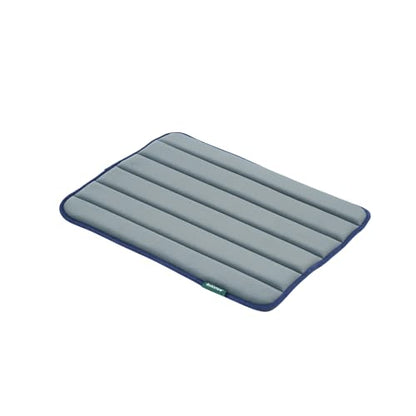 BALANCE Dog Crate Pad, Dog Foam Crate Mat Kennel Pad, Washable Water-Resistant Pet Bed Flat Dogs Cage Mat for Small Dogs - color: Dusty Blue, size: 24.0"L x 18.0"W x 0.8"Th