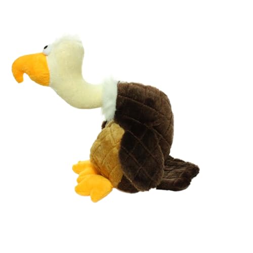 MIGHTY- Safari Vulture - Squeaker-Multiple Layers. Made Durable, Strong & Tough. Interactive Play Dog Toy (Tug, Toss & Fetch). Machine Washable & Floats | Ultra Durable Plush Toy with Multiple Layers & Reinforced Seams , Washable and Floats , Mighty® Cons