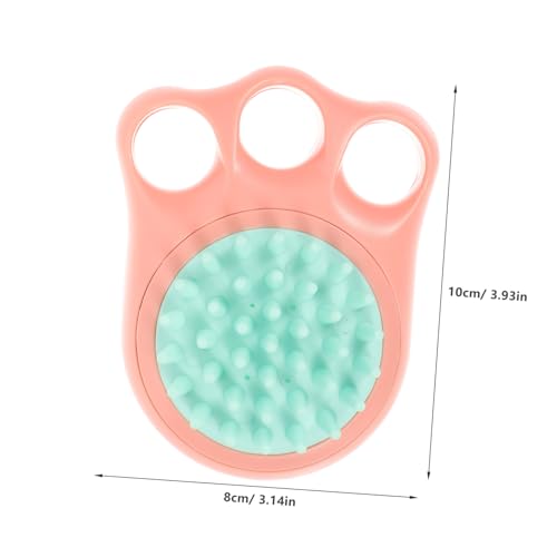 LIFKOME Dog Cat Bath Brush Shampoo Dispenser Silicone Massage Grooming Tool for Pet Bathing and Cleaning Ergonomic Design for Easy Use