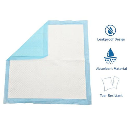 Puppy Pee Pads, 22 x 22 Inch 600 Count Pet Potty Training Pads for Dogs, Leak-Proof Quick Absorb 6-Layer Design, Ideal for Puppies, Cats, Rabbits, and Guinea Pigs, Blue - size: Blue-600 Count