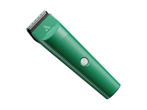 Andis 79085 Vida 5-in-1 Cordless Adjustable Blade Pet Hair Clipper, 11-Piece Kit, Non-Slip Design, Slim Profile, Versitile Fit, Grooming, Green - color: Green