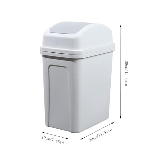 Bathroom Trash Can with Lid ,5.5 Gallons, Plastic Garbage Can with Lid, Waste Basket,trash Bin,garbage Bin ,dog Proof Trash Can for Office, Bathroom, Kitchen, Living Room, Bedroom, Outdoor, Dorm - color: Pink