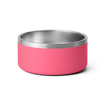 YETI Boomer 8, Stainless Steel, Non-Slip Dog Bowl, Holds 64 Ounces - color: Tropical Pink