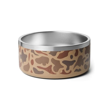 YETI Boomer 8, Stainless Steel, Non-Slip Dog Bowl, Holds 64 Ounces - color: Wetlands Camo