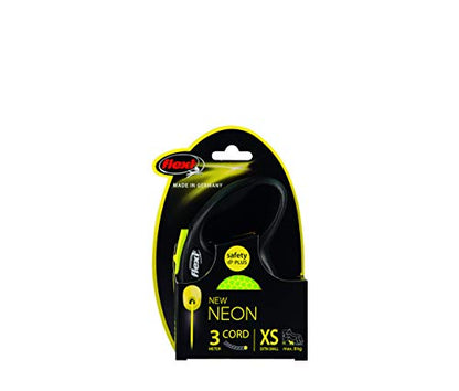 Flexi Automatic Leash New Classic Neon XS 3 M, Multicolor (4000498025208) - size: 3 meters