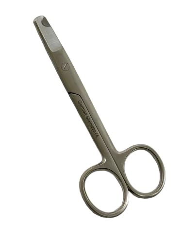 Dog and Cat Nail Cutters Scissors Style German Stainless Steel - For Small Animals, Cats, Dogs, Birds - Grooming Essentials (4.5") - size: 4.5"