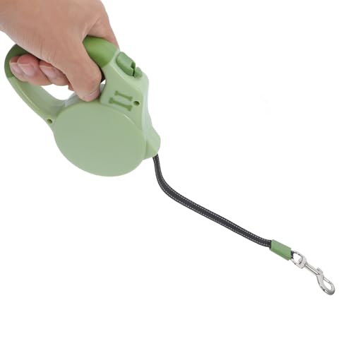 GLEAVI Retractable Dog Leash with Brake, Reflective Nylon Tape, 3-Meter Extendable Leash for Small to Medium Dogs, Outdoor Walking and Puppy