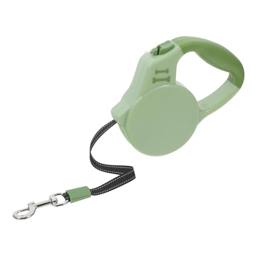 VICASKY Retractable Dog Leash with Brake Lock System, 3 Meter Telescopic Nylon Tape Leash for Small to Medium Dogs, Outdoor Reflective Pet Traction Rope for Walking Corgis