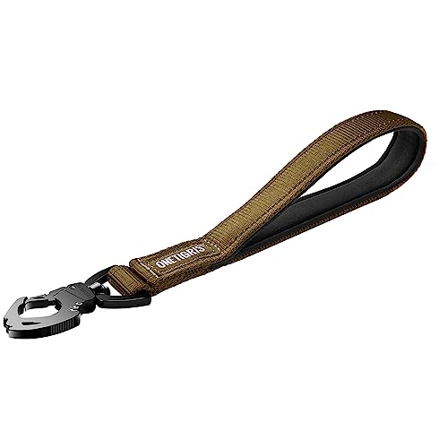 OneTigris Bolt Short Traffic Dog Leash for Small Medium Large Dogs(Coyote Brown,S) - color: Brown, size: S