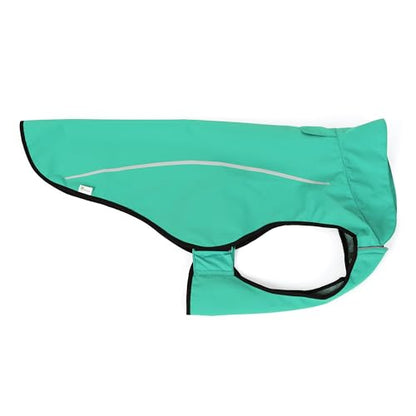 Mile High Life Dog Raincoat, Adjustable Waterproof Reflective Rain Jacket for Small Medium Large Dogs, Lightweight Breathable Pet Rain Coat with Leash Hole(Green,XS Chest 17-23") - color: Green, size: XS Chest 17"-23"
