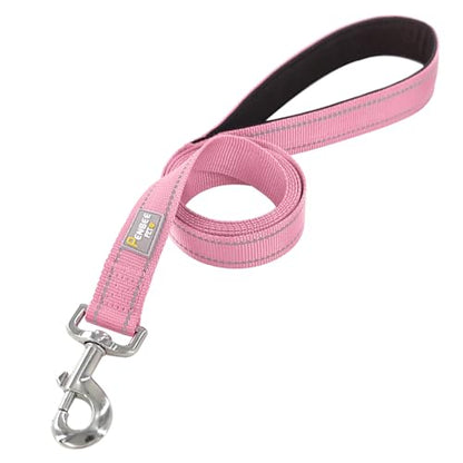 Dog Leash 6 FT Padded Handle Nylon Reflective Dogs Leashes for Small Dogs Pink - color: Refl Pink, size: Small : 5/8" x 6 FT