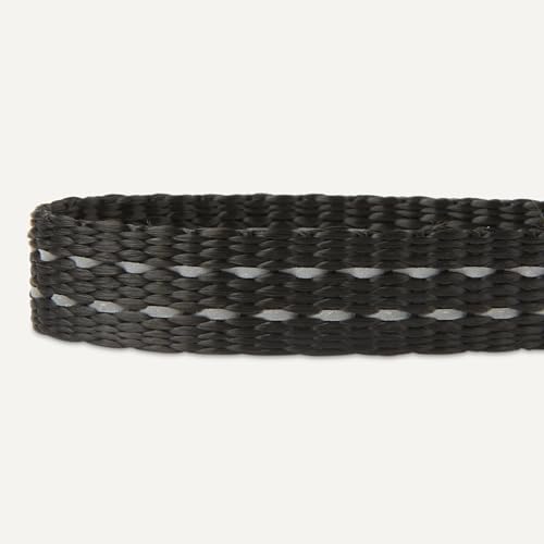 Amazon Basics Reflective Polyester Dog Collar, Adjustable Length 8.7"-13.5", 0.7" W, Quick-Release Buckle for Easy On/Off, Extra Small, Black - size: xs