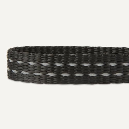 Amazon Basics Reflective Polyester Dog Collar, Adjustable Length 8.7"-13.5", 0.7" W, Quick-Release Buckle for Easy On/Off, Extra Small, Black - size: xs