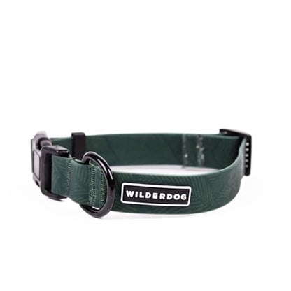 Wilderdog Waterproof Dog Collar - Repels Water & Dirt - Large 17"-24" - Cedar - color: Cedar, size: Large