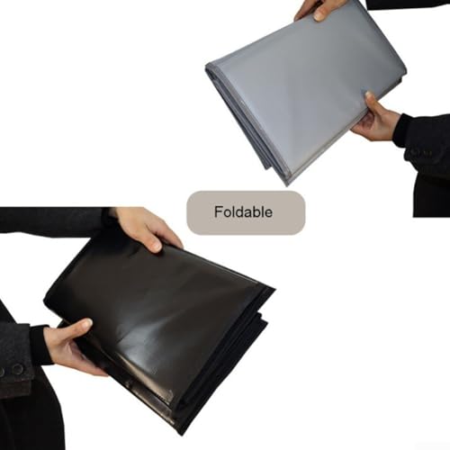 Foldable Dog Grass Pad with Tray, High Walls Pee Potty Trainer Large Medium Small Dogs, Portable Artificial Turf Mat, Control, Gray(Black XL) - size: Black XL