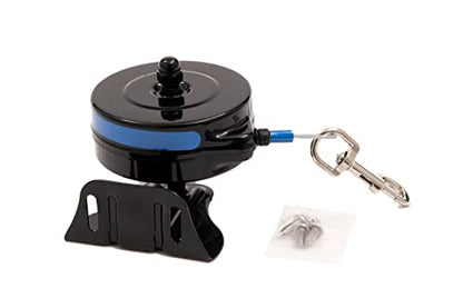 Lixit® Bracket Mount and Stake Retractable Leash Tie Outs for Dogs (Medium (Pack of 2), Bracket) - size: Medium (Pack of 2)