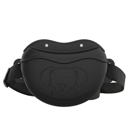 Dog Treat Pouch - Premium Silicone - Upgrade 4 Strong Magnets Enhanced Magnetic Closure, Adjustable Waist Belt - Ideal for Puppy Training and Outdoor Walks - Black - color: Black