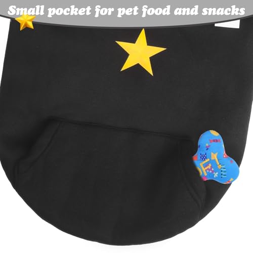 BINGPET Police Dog Hoodies, Fleece Lined Fall Cold Winter Dog Puppy Sweatshirt with Leash Hole, Soft Warm Dog Sweaters Outfit for Small Medium Large Dogs