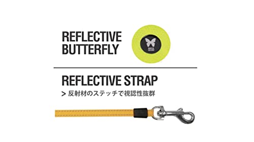 Martin Retractable Lead Reflective XS Tape 3m Yellow - color: yellow