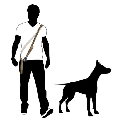 ICEFANG Tactical Dog Leash,K9 Training Walking Bungee Lead with 2 Control Handle,Heavy Duty Quick Release Metal Clasp,for Medium Large Breed (Reflective Green, 6 FT) - color: Reflective Green, size: 6 FT