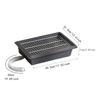 Litter Tray Toilet Small Puppy Medium Dogs Toilet Tray Cat Supplies Portable Dog Potty Pan Litter Cleaner Featuring Easy-to-Clean Removable mesh and
