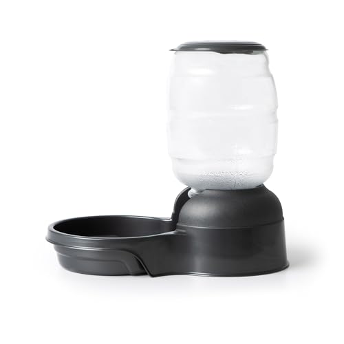 Petmate Replendish Automatic Dog Feeder Gravity Pet Treat Dispenser with Microban Protection Base, Wide Mouth Bowl, 100% BPA Free - 2 lb - size: Small