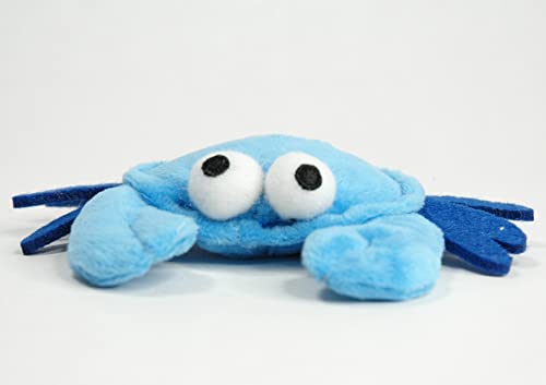 Glory To Dog TinyToy Blue Crab Plush Small Breed Dog Toy - style: Crab