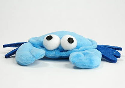 Glory To Dog TinyToy Blue Crab Plush Small Breed Dog Toy - style: Crab