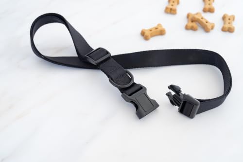 Premium Hands-Free Dog Leash with Pouch, Removable Bungee for Dog Walking, Running & Hiking, Adjustable Waist, Dual Use as Standard Lead, Shock Absorbing for Large & Medium Dogs, Black