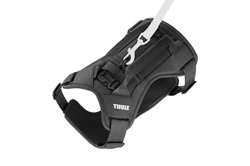 Thule Cappy Dog Harness L - Crash-Tested for Safety - Seatbelt passthrough - Adjustable & Easy to Clean - Padded Breathable mesh Panels - Leash Loop - Step-in Design - size: Large