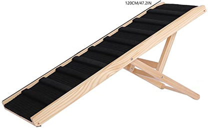 Large Dog Pet Ramp Stairs for Bed Car Truck Couch SUV,Dog Pet Ramp for Small Large Dogs Pets to Get on High Bed Truck Couch Sofa - size: Large