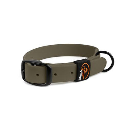 SportDOG Rugged Utility Collar – Waterproof and Stink-Proof – Premium Soft-Touch Material – Stress-Tested, Durable Hardware – Silicon Strap Keeper – Moss Green – Medium - color: Moss Green, size: Medium