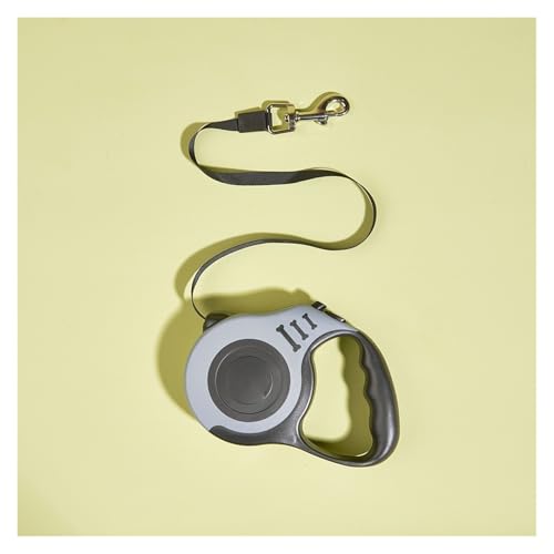 Retractable Dog Leash, Heavy Duty Pet Walking Leash with One-Handed Brake, Adjustable Dog Walking Tool(Light Blue,5m) - color: Light blue, size: 5m
