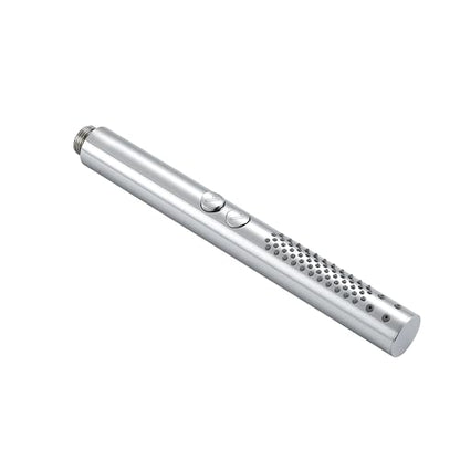 High pressure Round Handheld Shower Head Only, Anti-clog Nozzles, 2 In 1 Function Replacement Shower Wand with Handheld to Clean Tub, Tile & Pets, Rain Shower Head for Bathroom (Chrome) - color: Chrome