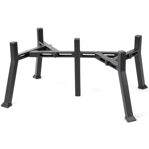 LOOBANI Double Dog Bowl Stand: 2-in-1 Elevated Food Water Bowl, Adjustable Width Fits Bowls 5.9"-8.7" (Stand Only), Anti-Slip Raised Bowl for Medium Adult, Senior, Arthritis Dogs, Black, Medium - color: Black, size: Medium (Fits 5.9"-8.7" Bowls, Double)
