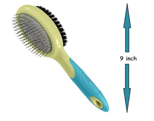 Dog and Cat Professional Oval Grooming Pin Brushes Choose Size Style and Type All Have Ergonomic Handles (Groomers Set - All 6 Brushes) - size: Groomers Set - All 6 Brushes
