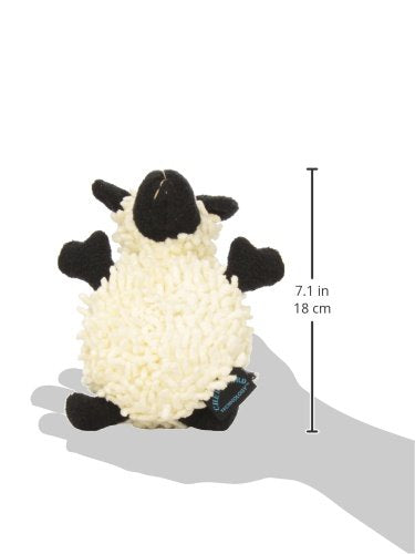 goDog Fuzzy Wuzzy Lamb Squeaky Plush Dog Toy, Chew Guard Technology - Assorted, Small - size: Small, style: Fuzzy Wuzzy Lamb