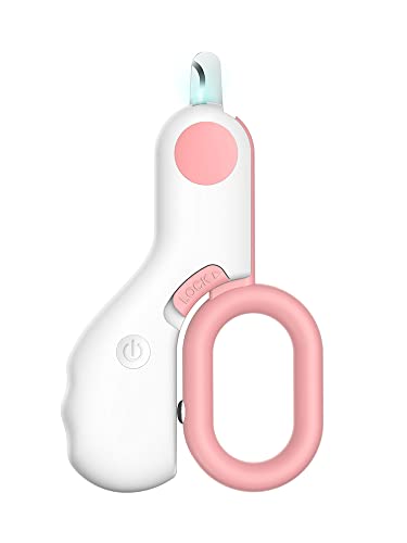 Small Animals Nail Clippers with LED Lights to Avoid Excessive Cutting and Razor Sharp Blades - Professional Claw Trimmer for Tiny Dog Cat Kitten Bunny Rabbit Bird Guinea Pigs Ferret Hamsters (Pink) - color: Pink