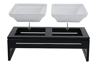 Silicute Ceramic Elevated Bowls Pets - The Pawsh Bowl - Dining for Discerning Dogs