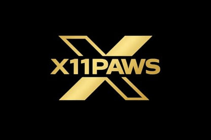 X11PAWS - Heavy Duty Dog Leash Hands Free Bungee | Two Large Dogs Up to 250 lbs | Comfortable Shock Absorbing Bungee | Reflective Dual Padded Handles | Lumbar Waist Belt 24-42" | 360° Swivel Clips