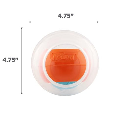Outward Hound Nina Ottosson Topsy Treat Ball Dog Puzzle Interactive Treat Puzzle Dog Enrichment Dog Toy, Level 1 Beginner, Orange - color: Dog Rumble (Orange)