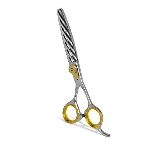 Professional Cat and Dog Grooming Scissors heavy-duty Pet Thinning Scissors for Dogs and Cats, 440c Japanese Steel Comfortable Long-Lasting Sharpness for Years (Contemporary) - color: Thinning Scissors