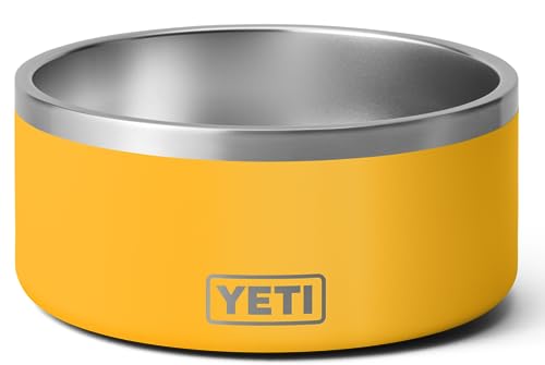 YETI Boomer 8, Stainless Steel, Non-Slip Dog Bowl, Holds 64 Ounces - color: Alpine Yellow